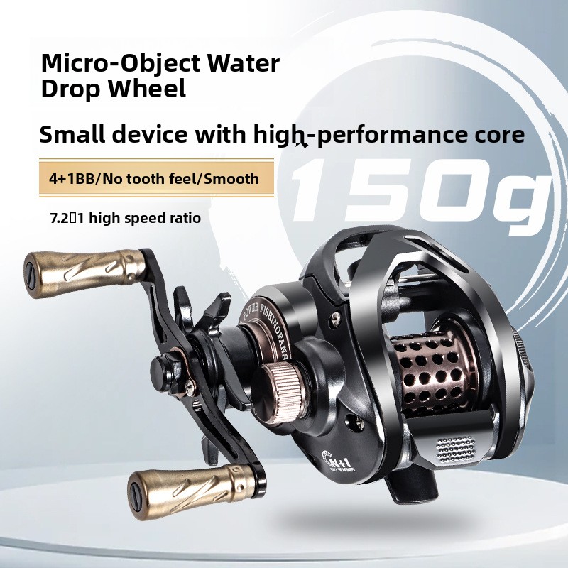 water drop reel with metal spo - Ice Fishing Line ulasan dan harga