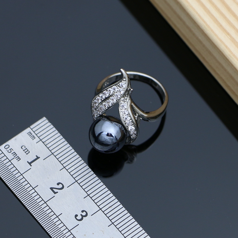 Black Pearls 925 Silver Jewelr - Freshwater Line ulasan dan harga