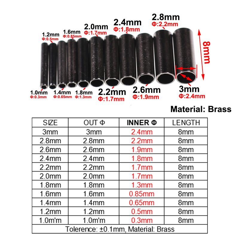 100pcs Black Single Barrel Cop - Freshwater Line ulasan dan harga