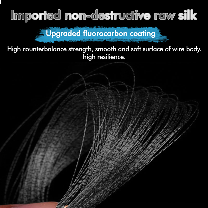 ZUKIBO 1000m 500m 200m Invisib - Ice Fishing Line ulasan dan harga
