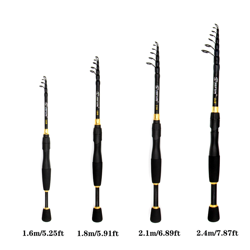 JSFUN Telescopic Fishing Rod   - Fishing Line Spooler ulasan dan harga