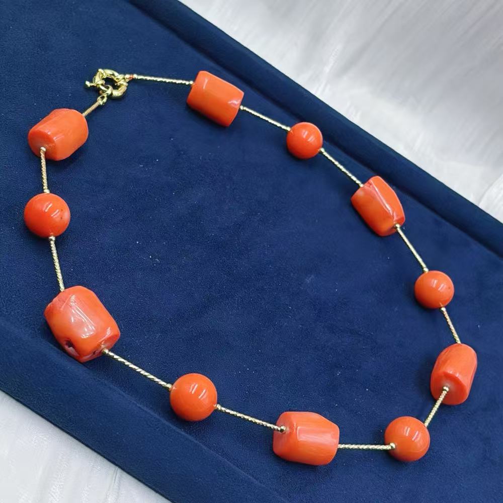 12-16mm Orange Women Vintage   - Freshwater Line ulasan dan harga