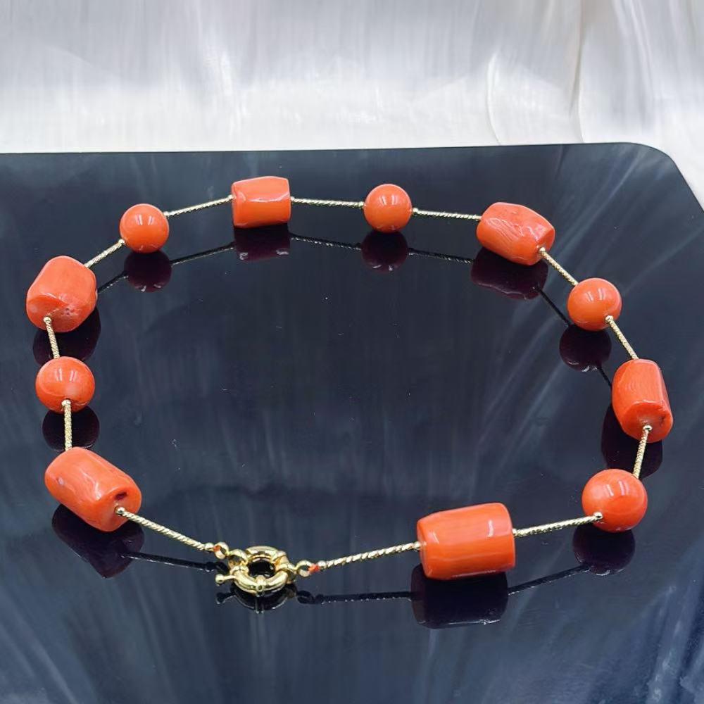 12-16mm Orange Women Vintage   - Freshwater Line ulasan dan harga