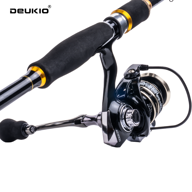 DEUKIO 1.8/2.1m Carbon Spinnin - Fishing Line Spooler ulasan dan harga