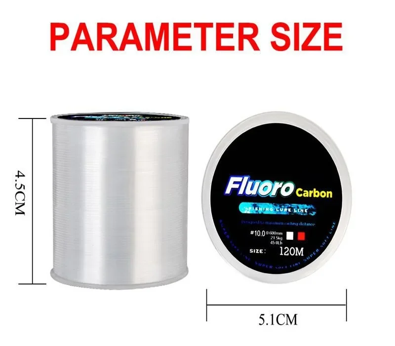 Fishing Line 120M 0.20mm-0.60m - Copolymer Line ulasan dan harga